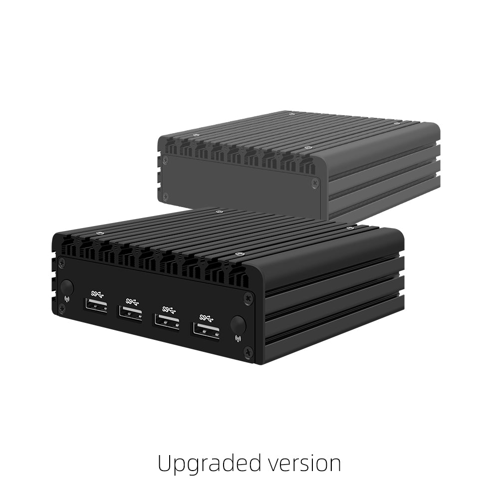 Fanless Pfsense Firewall Mini PC Intel N100/N200/I3 N305 Dual 2.5Gbe LAN Dual HDMI Windows 11 PRO Mini Computer server Support 24*7 Auto Power on PXE